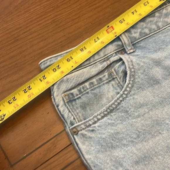 American Eagle strigid mom jean 20 blue breeze - Picture 9 of 16